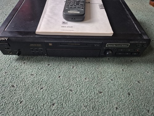 Sony mds je520 minidisc deck - sony,