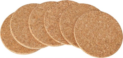 Set round natural organic - round,
