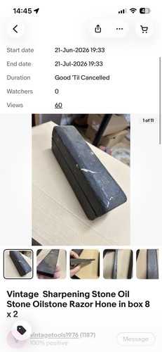 Vintage sharpening stone - vintage,