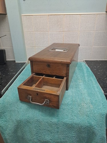 Vintage wooden cash - shop, till