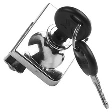 Showcase Door Lock with Key Double Door Glass Cabinet Lock for Display Cabinets