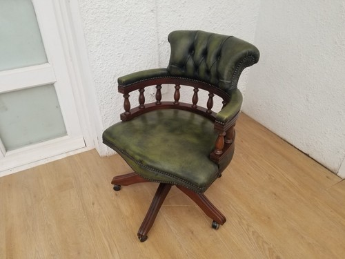 Vintage green leather - vintage,