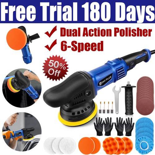 Dual action car polisher kit - car,