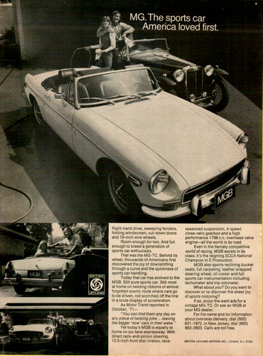 1972 mgb sports car - mgb,