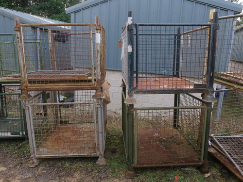 Metal post pallet stackable - metal,