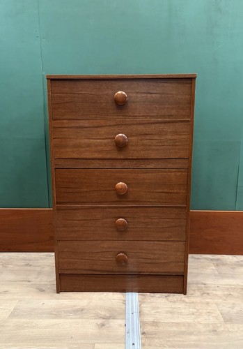 Mid century teak tallboy - mid,