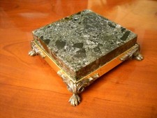 Vintage Brass Marble Latin