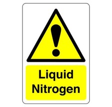 Liquid Nitrogen sign - for