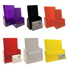 Leaflet Holder Menu Holder Counter Dispenser Business Card Colour DL A5 A6 A4