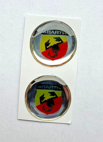 Abarth key sticker badge 2 - badge,
