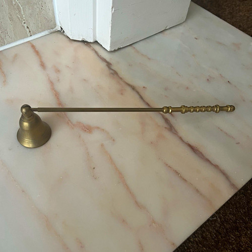 Brass candle snuffer - snuffer, long