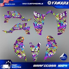 Yamaha YFZ 450 graphics kit 2003 2004 2005 2006 2007 2008 stickers decals kit