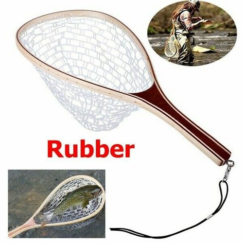 Wooden handmade rubber fly - wooden,