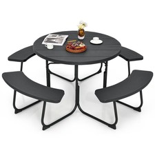 8 person Round Picnic Table