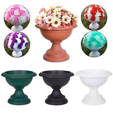 Grecian Pots 42 Cm Plastic Round Base Urn Plant Flower Pot Home Garden Patio