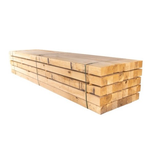 Oak beams green posts - beams,