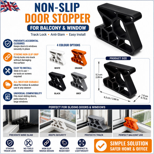 Non slip door - door, for
