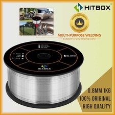 HITBOX Flux Cored 1kg 0.8mm Gasless Mig Welding Wires Flux Cored Welder Wire UK
