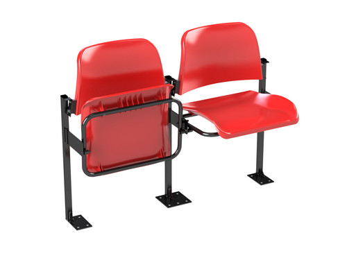 Row tip up - row, of
