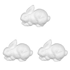  3 Pcs Hare Ornaments for The Home Easter Decorations Rabbit Handcraft