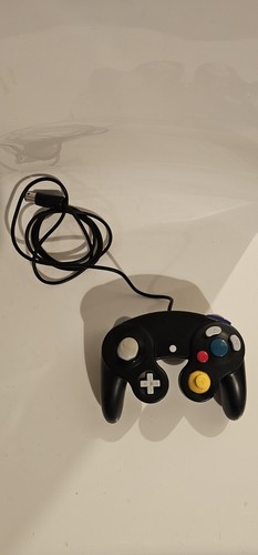 Gamecube controller black see - controller,