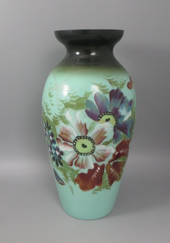 Victorian green opaline - green, glass
