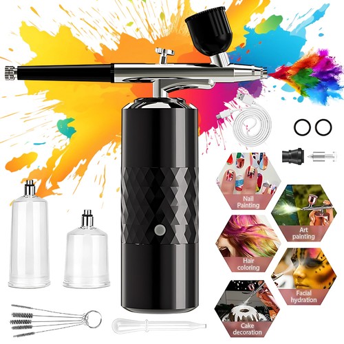 Air brush kit built battery - kit, in