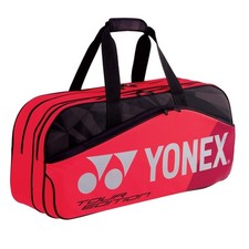 YONEX RED BADMINTON BAG TOUR EDITION FOR 6 RACKETS IN EXCELLENT CONDITION
