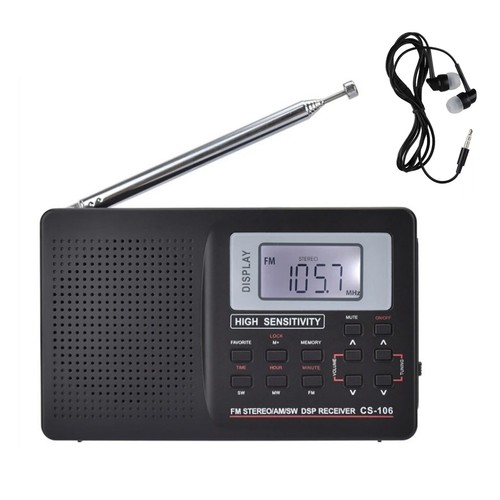 Portable digital radio lcd - portable,