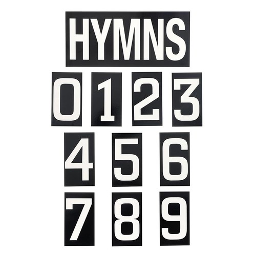 Set numerals for - for, a