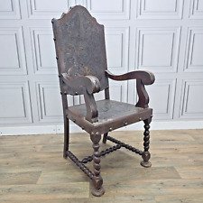 Antique Throne Chair Carver
