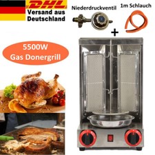 5500W doner grill gas LPG skewer chicken grill gyro grill rotary grill 4 burners