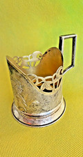 Russia Silver Cup Holder, 875 silver, Old Silver, Rare and Antique item.