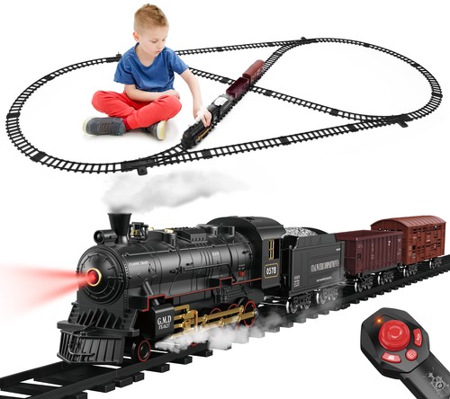 Steam train set remote control - train,