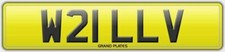 Number plate W21 LLV