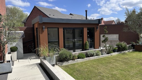 Garden room structure - garden,