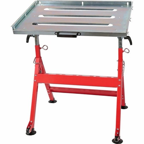 Adjustable welding table with - adjustable,