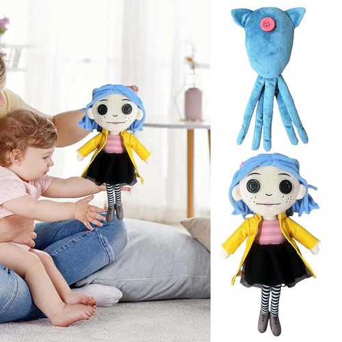 Premium coraline squid plush - coraline,