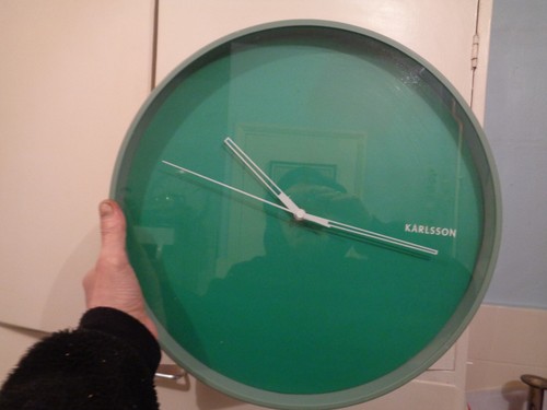 Karlsson wall clock 4 - 15, 3/4"