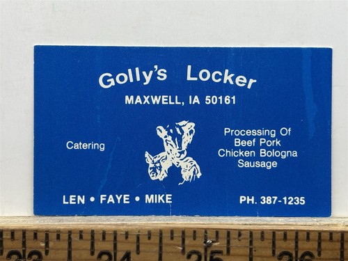 Golly locker maxwell iowa - golly's,