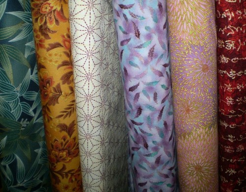 Assorted fabrics from - from, hoffman