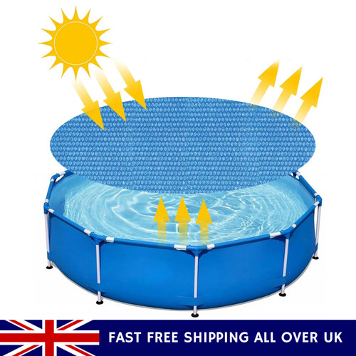 Round solar pool cover film - cover, pe