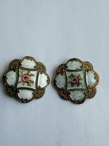 Pair vintage antique brass - pair,