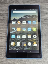 Amazon Kindle Fire HD 8 6th Generation PR53DC 16GB Blue Used 