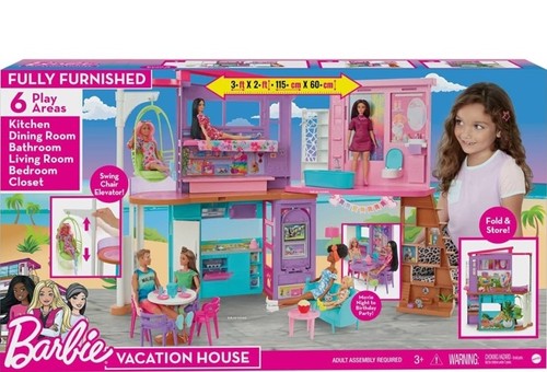 Barbie vacation house - barbie, 2