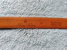 Brooks Brothers Black Leather Belt 36 " New 