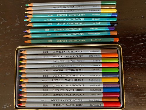 Derwent watercolour pencils - pencils,