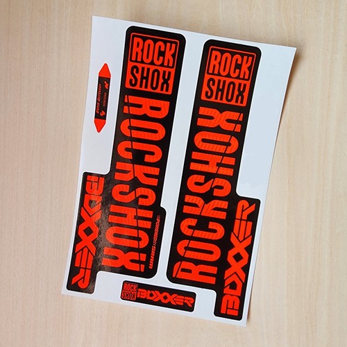 Rockshox boxxer fork stickers - boxxer,