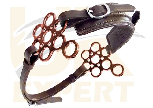 Bitless bridle rosegold flower - bridle,