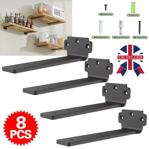 Pack floating shelf brackets - 8,